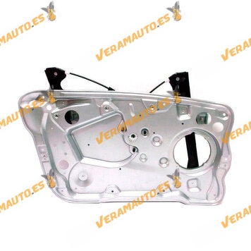 Electric Window Operator Skoda Fabia from 2000 to 2007 Front with Left Plate without Engine OEM similar to 6Y1837461