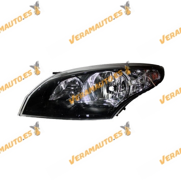 Headlamp Renault Megane III (Z) from 2008 to 2012 Left | Black Background | OEM Similar to 260602446R | 260602545R