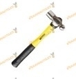 Martillo de Bola Cabeza Cilíndrica y Superficie Plana WOLFPACK | Chapista | Trabajo Metal | Mango Fibra de Vidrio | 500 Gramos
