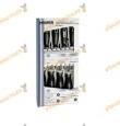 Juego de 8 Destornilladores Profesionales Electricista y Taller MAURER | Bocas Phillips | Torx