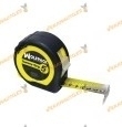 Metro | Flexómetro Magnético con Doble Freno | WOLFPACK | 5 Metros | Cinta de  25 mm | Ergonómico Carcasa Bimaterial