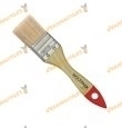 Palletina | Brush | DIY Double White Bristle Brush and Wooden Handle | WOLFPACK | Measure No. 18 | 21 | 24 | 38 to 63 mm