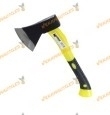 Hacha con Mango de Fibra de Vidrio de 500 gr | Uso General para Corte o Poda | Incluye Mango de Fibra de Vidrio | WOLFPACK