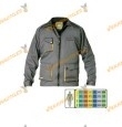 Trend Gray and Yellow Work Jacket | Size 60-62 XXL | WOLFPACK | Polyester and Cotton Material | Wear resistance | Veramauto.es