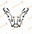 Kit de Brazos de Suspension para Audi A4 de 2000 a 2004 Seat Exeo de 2008 a 2013 | Brazos Tirantes y Tornilleria