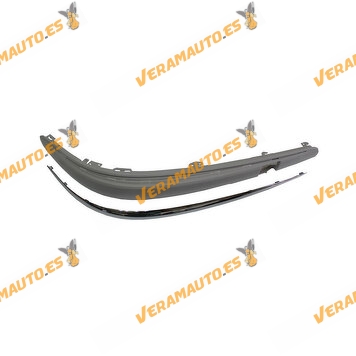 Bumper Moulding Mercedes E-Class W211 From 2002 To 2006 | Printed | With Chrome Profile | Front Right | OEM 2118800612