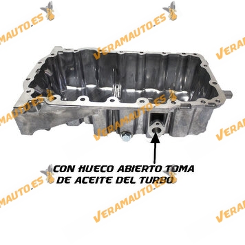 Carter Aceite Sin Hueco Motores 2.0 TFSI Audi A3, Seat Altea Leon, Skoda Octavia, Vw Golf V Eos Jetta Passat Similar 06F103601M