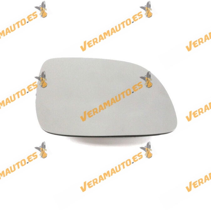 Glass + Base Mirror Glass VAG Group Right | Short Model | Non-Thermal | Chrome and Convex Glass | OEM Similar 1J1857522C