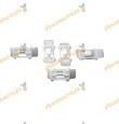 Set de 5 Grapas Para Molduras Laterales | Mercedes | Remache | Clip | OEM Similar a A0099889578