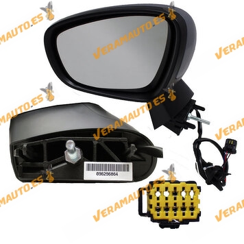Espejo Citroen C4 B7 de 2011 en adelante Izquierdo | Electrico | OEM Similar a 1608534480