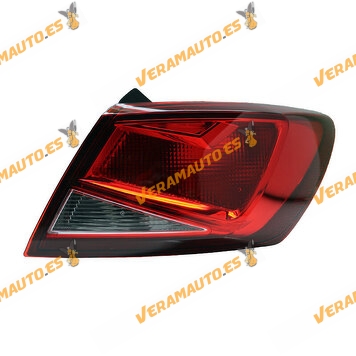 Rear Lamp Valeo Seat Leon III 5F from 2012 to 11-2016 Rear Right Exterior | Without Lampholder | Similar OEM 5F0945096C