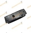 Conjunto Botonera Elevalunas Mercedes Clase C W204 Clase E W212 y GLK X204 Equivalente a OEM A2049055302 Cromada-Negra 3 Pin