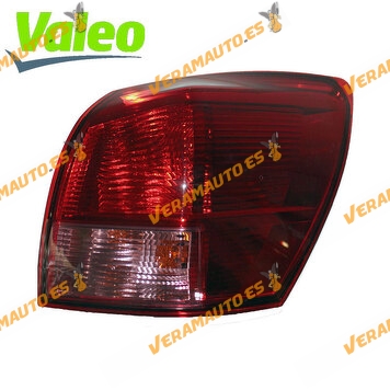 Valeo Nissan Qashqai J10 driver from 2007 to 2010 | Rear Right Exterior in Fin | Without Lampholder | Similar OEM 26555JD000