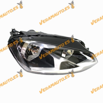 Headlight Volkswagen Golf VII from 2012 to 2017 Front Right | H7 and H15 lamps | OEM Similar to 5G1941006