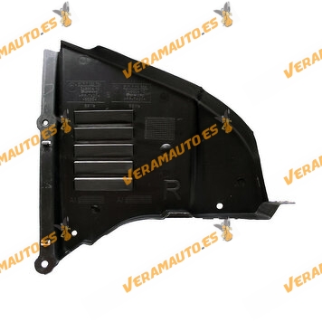 Under Engine Cover for BMW 5 Series E60 from 2003 to 2010 | Forward | Right | Polyethylene | Similar to OEM 51717033754