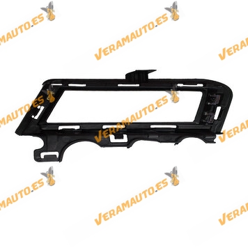 Front Right Fog Frame or Profile with Chrome Trim Volkswagen Golf VII from 2012 to 2017 OEM 5G0853212E