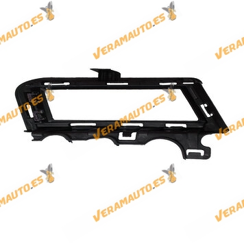Front Left Fog Frame or Profile with Chrome Trim Volkswagen Golf VII from 2012 to 2017 OEM 5G0853211E