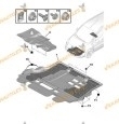 Protección Bajo Motor Citroen Berlingo | C4 | C4 Picasso | DS4 | Peugeot Partner | 308 | Diesel HDi | Polietileno | OEM 7013CT