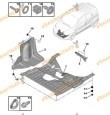 Cubre Carter Citroen Nemo | Peugeot Bipper | de 2007 a Actualidad | Proteccion Bajo Motor Polietileno | OEM Similar 7013FQ