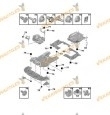 Protección Bajo Motor Citroen C4 I LA-LC | C4 Picasso UA-UD | DS5 | Peugeot 308 I | ABS | OEM Similar 7013W5 | 7013EA | 8108ER