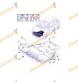 Under Engine Protection Citroen Berlingo Xsara Picasso Peugeot Partner Engines HDI from 2002 to 2008 similar to 7013.R3