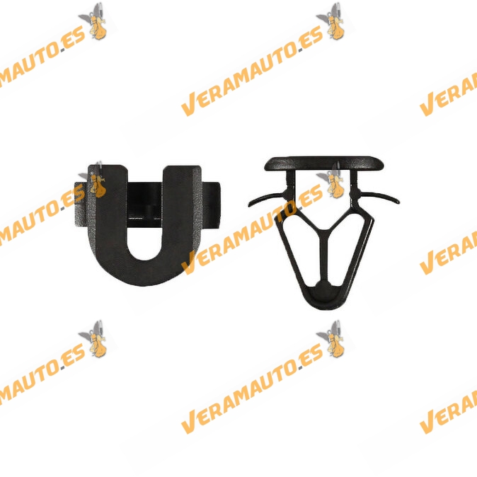 Set de 5 Grapas para fijación de Tapicerías | Maletero Volvo 800 | S40 | V40 | V50 | V70 | XC70 | OEM Similar a  9132876