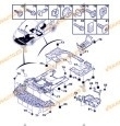 Under Engine Protection Citroen C4 Picasso 1.6i 1.8i 2.0i 1.6 2.0 hdi from 2007 to 2010 Front Part similar to 7104ER