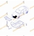 Proteccion Bajo Motor Alfa 159 de 2005 a 2012 | Brera de 2005 a 2010 Cubre Carter ABS Motores Diesel | OEM Similar 50510188
