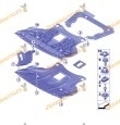 Proteccion Bajo Motor BMW X3 E83 de 2003 a 2010 | Cubre Carter ABS + PVC | OEM Similar 51713400041