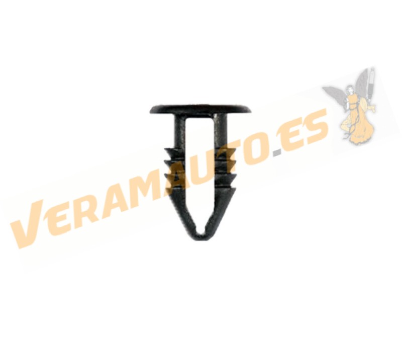 Set of 10 Rubber Bonnet Seal Clips for Bonnet | Doors | Trunk | Universal Type | Black Colour | Light Grey