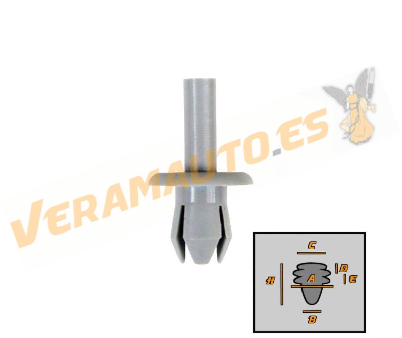 Set Grapas 25 Piezas Daewoo Ford Mercedes Opel Volvo Volkswagen OEM Similar a 1104882