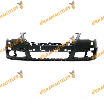 Bumper Volkswagen Passat B6 from 2005 to 2010 Front Printed with Hole headlamp washer similar to 3C0807217F 3C0807217R