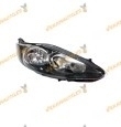 Faro Ford Fiesta de 2009 a 2013 | Derecho | Fondo Negro| HELLA | Lamparas H7 y H1 | Con Motor de Regulacion | OEM 8A6113W029AD