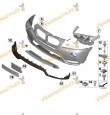 BMW X3 Bumper Bracket (F25) from 11-2010 to 04-2014 | Left | OEM Similar to 51117212955