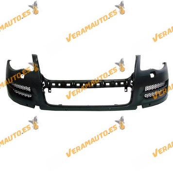 Front Bumper Volkswagen Touareg with sensor hole and headlamp washer 2007 to 2010