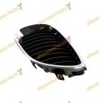 Rejilla de Frente BMW Serie 5 E60|E61 de 2003 a 2010 Izquierda | Borde Cromo | Interior Negro | OEM Similar a 51137027061
