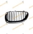 Rejilla de Frente BMW Serie 5 E60|E61 de 2003 a 2010 Izquierda | Borde Cromo | Interior Negro | OEM Similar a 51137027061