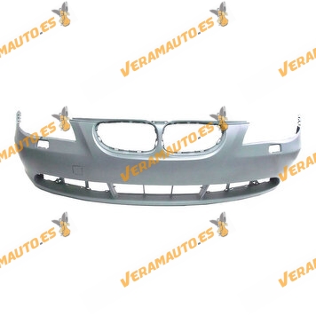 Front Bumper Bmw Serie 5 E60 from 2003 to 2007 with Lampwasher Hole Printed
