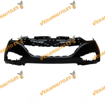 Front Bumper Hyundai IX35 from 2009 to 2015 Primed Without Spoiler Without Headlight Washers Without Sensors OEM 865112Y000