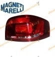 Piloto Audi A3 De 2009 a 2012 | Trasero Exterior Derecho | Carcasa Negra | 3 Puertas | Magneti Marelli | OEM 8P3945096B