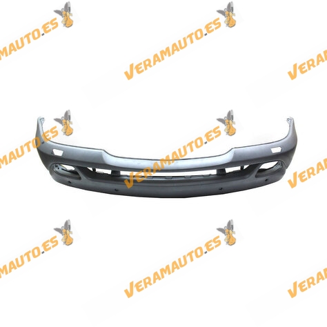 Paragolpes delantero Mercedes ML W163 de 2002 a 2005 con huecos para sensor y para lavafaros imprimado