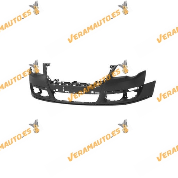 Front Bumper Volkswagen Passat B6 from 2005 to 2010 forward Basic Model Black without Printing similar to 3C0807217D