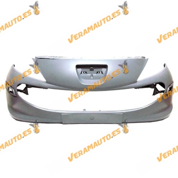 Front Bumper Peugeot 207 from 2006 to 2009 Printed without Fog Light Hole