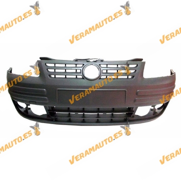 Front Bumper Volkswagen Caddy from 2004 to 2011 Black similar to 2K0807217