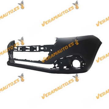 Peugeot 208 Front Bumper from 2015 to 12-2019 : Primed : OEM Similar to 1613478880