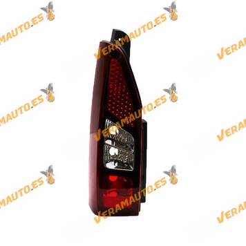Left Rear Lamps Citroen Berlingo and Peugeot Partner from 2012 to 2018 | Models with 1 tailgate | OEM 9677205180