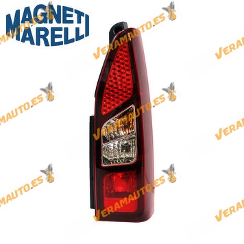 Citroen Berlingo and Peugeot Partner right tail lamp from 2012 to 2018 | Magneti Marelli | 1 tailgate | OEM 9677205080