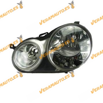 Faro Izquierdo Volkswagen Polo 9N de 2001 a 2005 | Sin Motor | Tipo Valeo | Para Lámparas H7+H1 | OEM Similar a 6Q194007AF