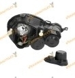 faro optica volkswagen polo 2001- 2005 lamparas H7 Y H1 izquierdo