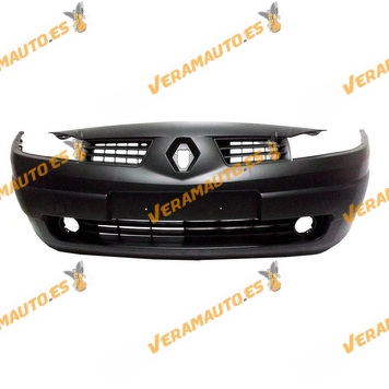 Front Bumper Renault Megane from 2002 to 2006 Complete with Grilles and Frames Printed